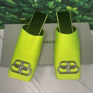 BALENCIAGA SHOES 100% AUTHENTIC BALENCIAGA SLIDES BALENCIAGA COSY BB MULES
